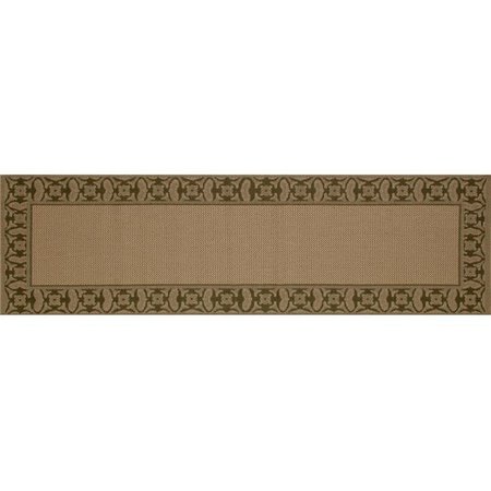 ART CARPET Art Carpet 29649 3 x 9 ft. Plymouth Collection Conversing Flat Woven Indoor & Outdoor Area Rug Runner; Beige 29649